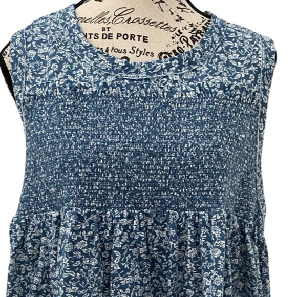 True Craft Women's Plus Size Sleeveless Smocked Knit Tunic Tank NWT Size 2X - Picture 5 of 7